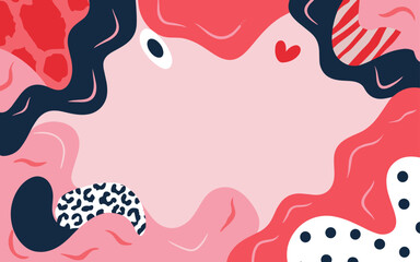 Abstract background poster. Good for fashion fabrics, postcards, email header, wallpaper, banner, events, covers, advertising, and more. Valentine's day, women's day, mother's day background.