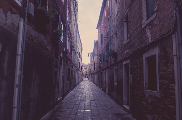 Les rues de Venise en Italie