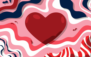 Abstract background poster. Good for fashion fabrics, postcards, email header, wallpaper, banner, events, covers, advertising, and more. Valentine's day, women's day, mother's day background.