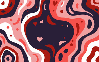 Abstract background poster. Good for fashion fabrics, postcards, email header, wallpaper, banner, events, covers, advertising, and more. Valentine's day, women's day, mother's day background.