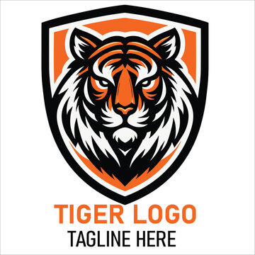 tiger head , tiger face, Tiger head mascot logo