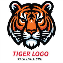 tiger head , tiger face, Tiger logo design