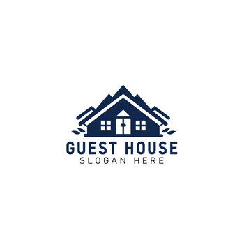 guest house logo  design concepts