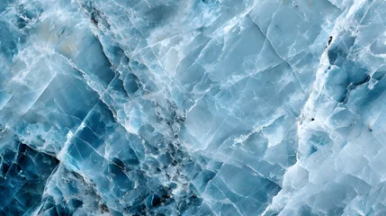 Foto auf Acrylglas Blue onyx marble texture, abstract background © Jan