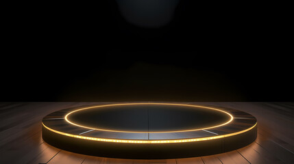 Obraz premium 3D rendering minimalist background product booth, podium, stage, product commercial photography background, cosmetics booth
