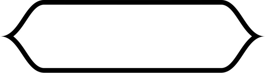 Islamic Label and Name Frame Bold Line Outline Linear Black Stroke silhouettes Design pictogram symbol visual illustration