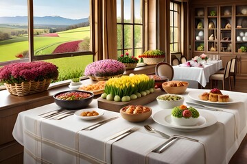 table setting for a party