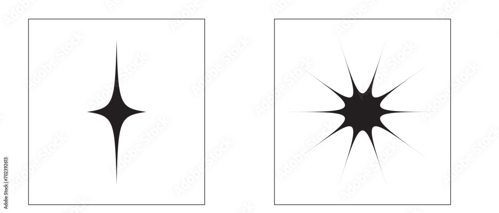 Canvas Prints vector graphic assets set. big collection of abstract graphic geometric symbols. modern abstract for