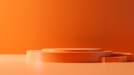 3D rendering minimalist background product booth, podium, stage, product commercial photography background, cosmetics booth