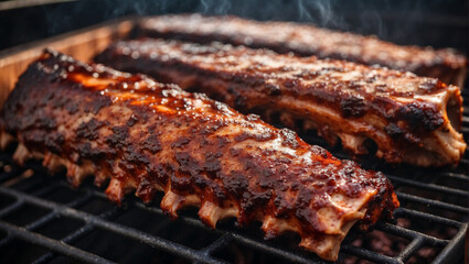 barbecued pork ribs