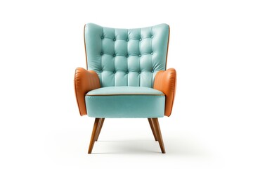 Luxury armchair isolated on white background