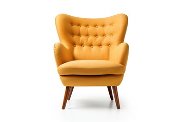 Fototapeta premium Luxury armchair isolated on white background