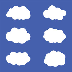Dream isolated cloud  shape . Vector Illustration for your design.