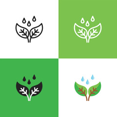 leaf modern symbol icon full vector 