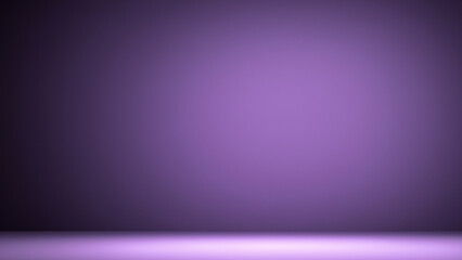 Elegant Purple Gradient Studio Background with Horizontal Space