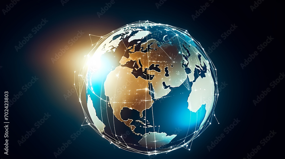 Poster digital technology abstract graphics poster web page ppt background, abstract background
