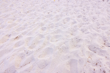 Beautiful natural background or texture resembling the uneven surface of beach white sand. Miami Beach.