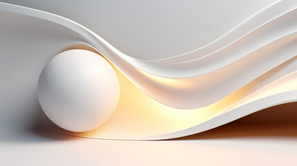 3D rendering minimalist background product booth, podium, stage, product commercial photography background, cosmetics booth