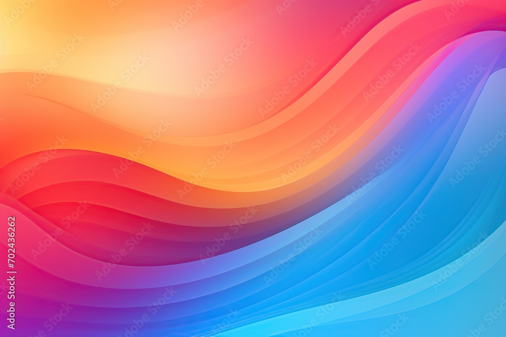 Aufkleber blurred colored abstract gradient background