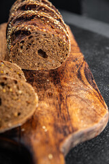 bread Rye baked slice sunflower seed fresh goods food healthy fresh cooking appetizer meal food...