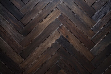 Parquet floor background. Hardwood flooring texture. Created with generative AI.