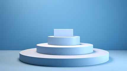 3D rendering minimalist background product booth, podium, stage, product commercial photography background, cosmetics booth