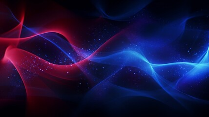 Energizing the Future: A Dynamic Palette of Dark Red and Blue Colors in Futuristic Harmony, Creating a Canvas for Innovation and Unveiling Technological Marvels - AI Generative