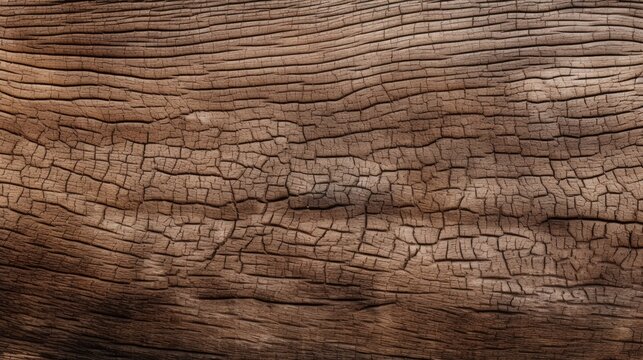 Old oak wooden board texture closeup background. Generate AI image