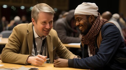 Capturing vibrant professional development workshops with enthusiastic employee engagement