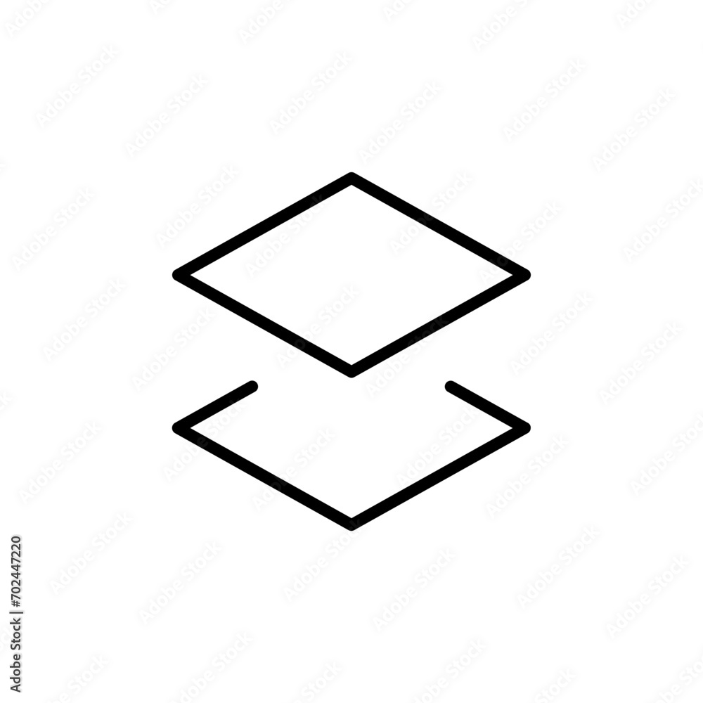 Aufkleber layers layer icon . window tabs tab icons . open new window icon