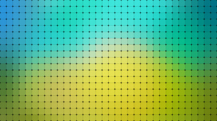 Abstract grid background of rounded bright, vibrant and summery colored squares. High resolution full frame abstract light and natural background for poster, banner, website or template.