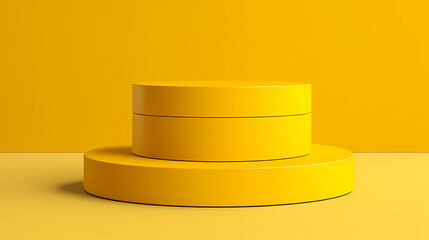3D rendering minimalist background product booth, podium, stage, product commercial photography background, cosmetics booth