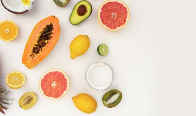 Summer diet, fresh fruits