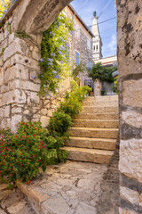 Fototapeta na wymiar The old city of Rovinj, Istria peninsula, Croatia