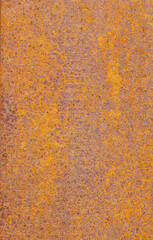 ein mit braunen Rost überzogener Stahlhintergrund, Cortenstahl -  steel background covered with brown rust, corten steel - 702457060
