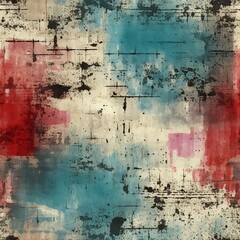 Seamless abstract grunge multi colored texture background