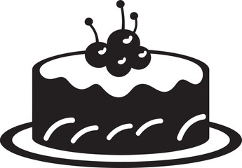 Shaping Radiance Black Cake Iconic Artistry Bulb Vector Black Contemporary Illumination