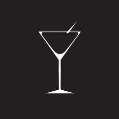 Refreshing Elegance Vector Black Cocktail Emblematic Concept Elegant Blend Black Drink Iconic Symbolism