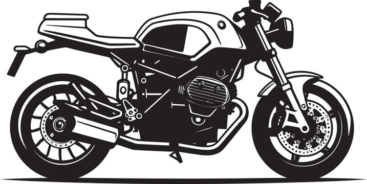 Speed Heritage Vector Black Bike Iconic Mark Street Symphony Black Cafe Racer Emblematic Precision