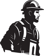 Blueprint Evolution Construction Architect Icon in Black Builders Precision Black Vector Architect Iconic Emblem