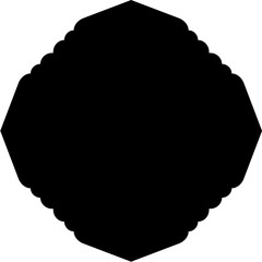 Islamic Amblem Design Glyph Black Filled silhouettes Design pictogram symbol visual illustration