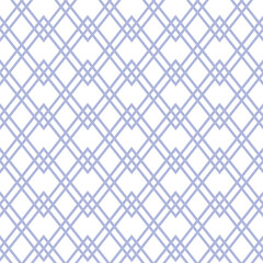 Geometric seamless pattern with interconnected lines, squares, rhombus