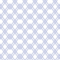 Geometric seamless pattern with interconnected lines, squares, rhombus