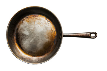 Top view of a pan, cut out - stock png.