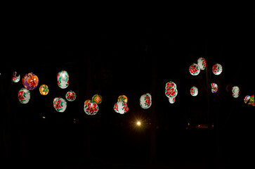 farol de papel, farol de luz, navidad, decoracion