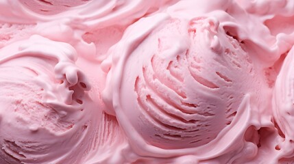 close up of pink ice cream
