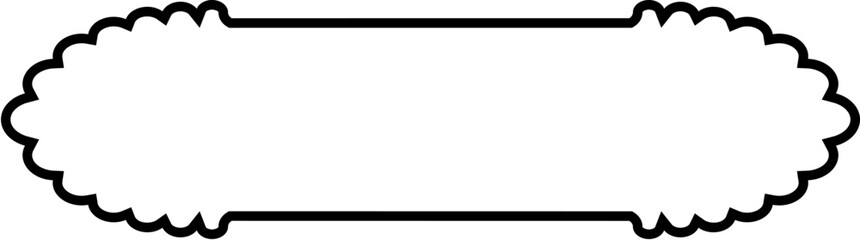 Obraz premium Islamic Label and Name Frame Thin Line Black stroke silhouettes Design pictogram symbol visual illustration