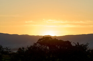 ameca, jalisco, sol, contraluz, paisaje, panoramico