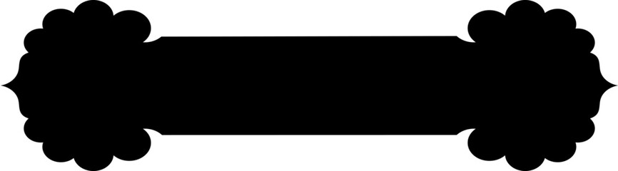 Islamic Label and Name Frame Glyph Black Filled silhouettes Design pictogram symbol visual illustration