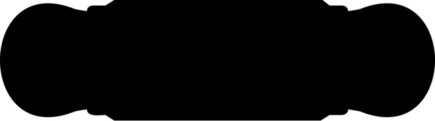 Islamic Label and Name Frame Glyph Black Filled silhouettes Design pictogram symbol visual illustration